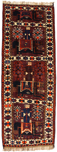 Bakhtiari - Qashqai Perser Teppich 401x148
