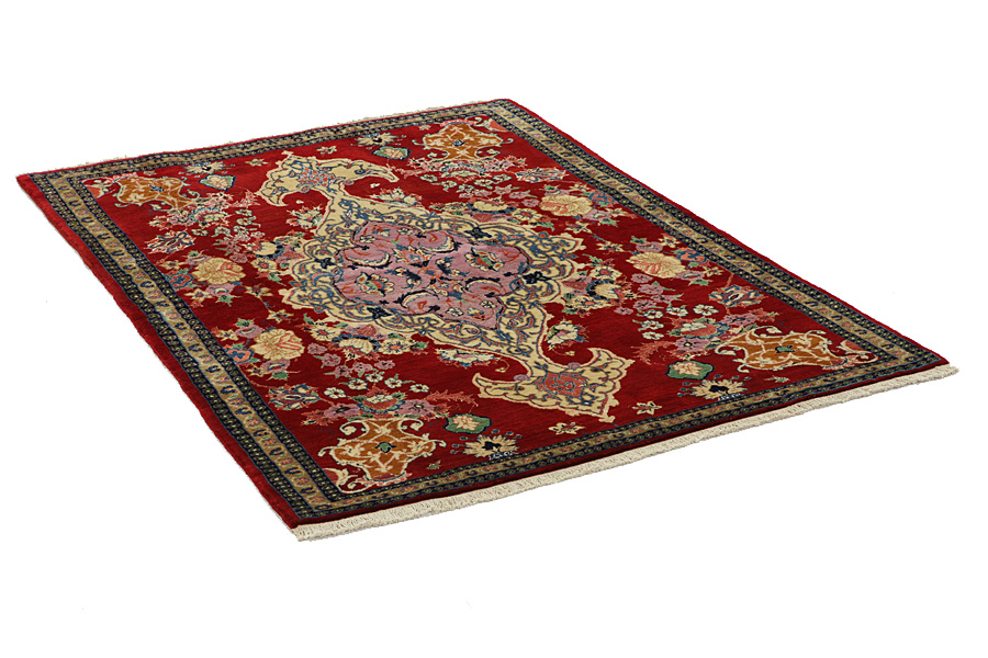 Isfahan Perser Teppich 188x132 - Abbildung 1