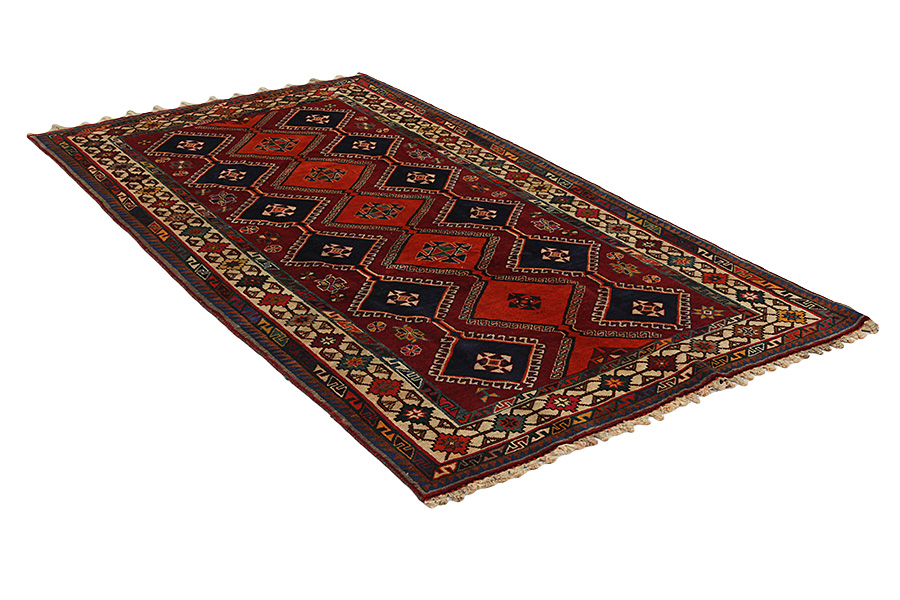 Yalameh - Qashqai Perser Teppich 283x145 - Abbildung 1