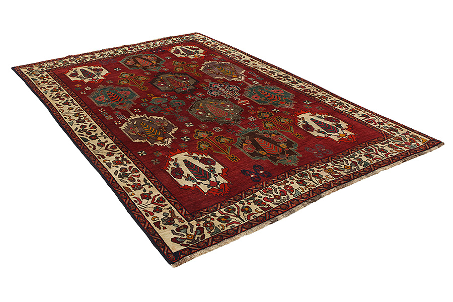 Qashqai - Sirjan Perser Teppich 306x208 - Abbildung 1