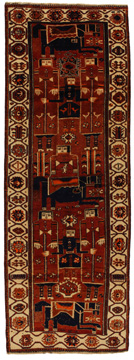 Teppich Bakhtiari Qashqai 419x148