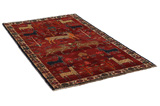 Gabbeh - Qashqai Perser Teppich 216x122 - Abbildung 1