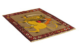 Kashkooli - Gabbeh Perser Teppich 140x104 - Abbildung 1