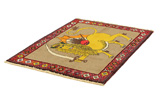 Kashkooli - Gabbeh Perser Teppich 140x104 - Abbildung 2