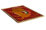 Kashkooli - Gabbeh Perser Teppich 137x104 - Abbildung 1