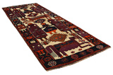 Bakhtiari - Qashqai Perser Teppich 436x154 - Abbildung 1