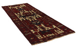 Bakhtiari - Qashqai Perser Teppich 347x131 - Abbildung 1
