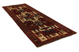 Bakhtiari - Qashqai Perser Teppich 397x135 - Abbildung 1