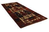 Bakhtiari - Qashqai Perser Teppich 410x163 - Abbildung 1
