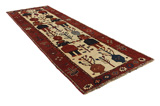 Bakhtiari - Qashqai Perser Teppich 393x135 - Abbildung 1