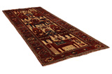 Bakhtiari - Qashqai Perser Teppich 395x151 - Abbildung 1