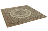Isfahan Perser Teppich 195x194 - Abbildung 1