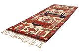 Bakhtiari - Gabbeh Perser Teppich 398x143 - Abbildung 2